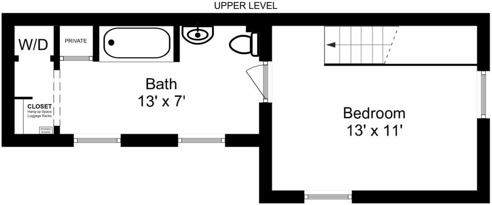 Floor Plan of the Upper Level