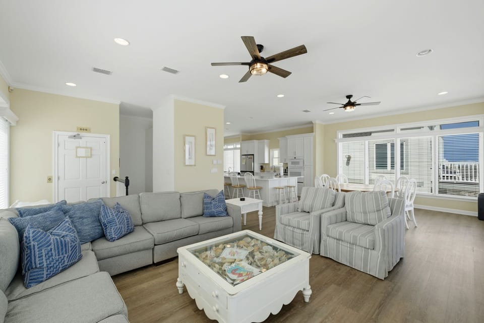 Comfortable living room seating