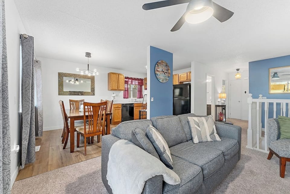 Main level. Living Room, Kitchen, Dining Room, Main Bath Room. 