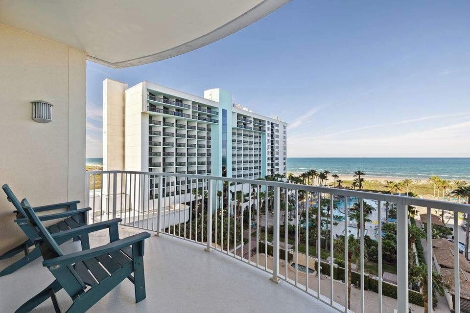 Beachside balcony