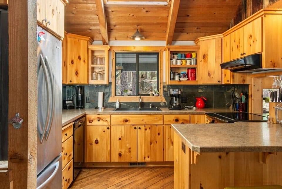 Fully stocked kitchen with everything you need for group meals
