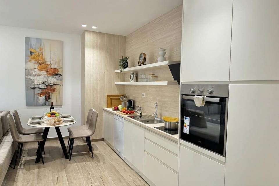 Kitchen and dining area