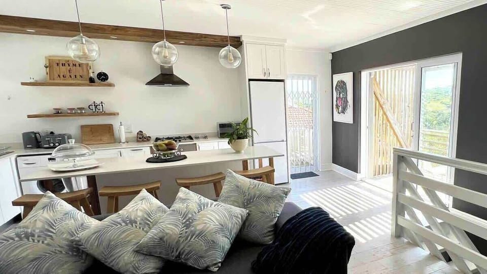 Sliding door onto balcony