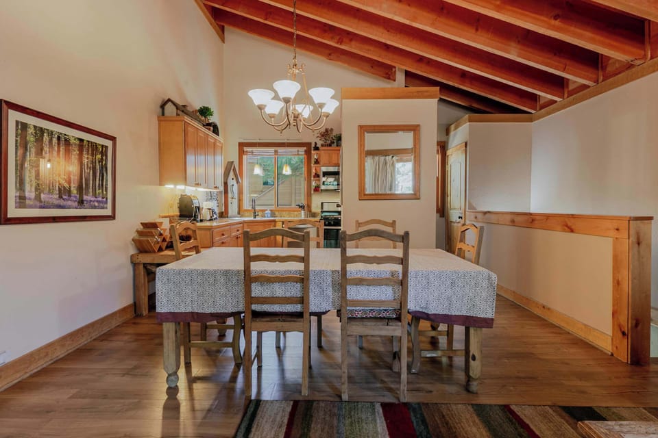 Make mealtime memories together at the dining table, seating 6​
