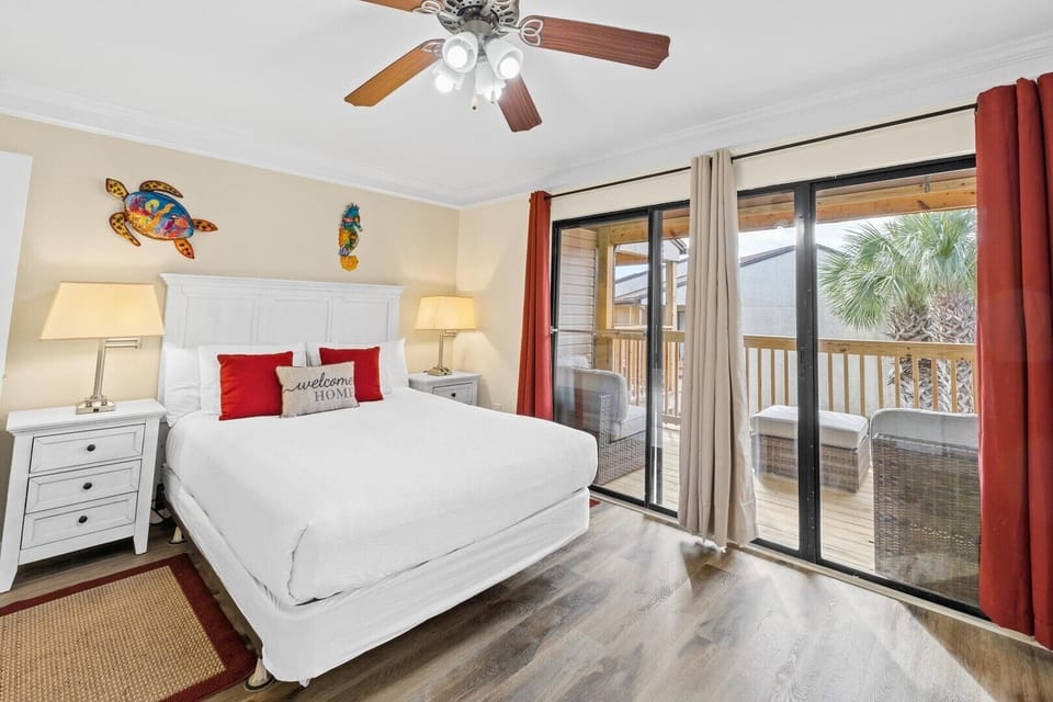 Primary Bedroom with Private Balcony