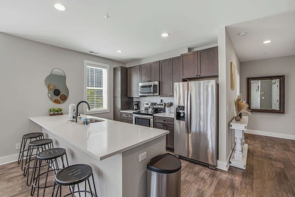 Kitchen, modern elegance awaits! Enjoy culinary adventures in this stylish, light-filled kitchen.