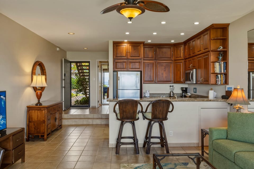 Indoors, Kitchen, Floor, Lamp, Appliance