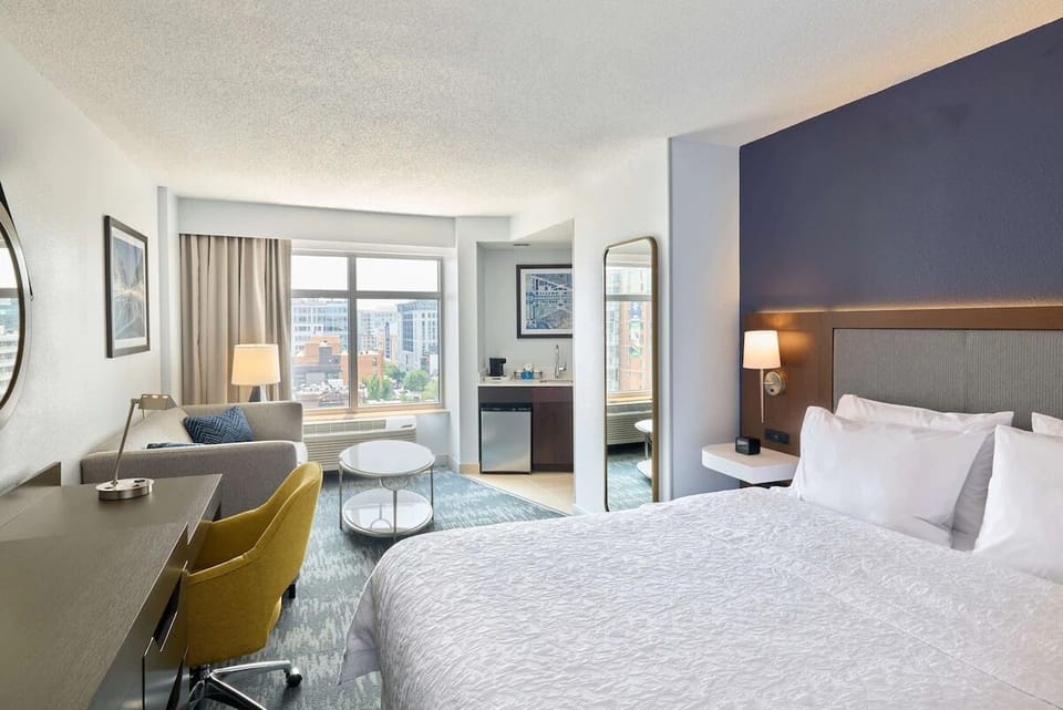 Bedroom. Interior and views may vary based on location and availability.