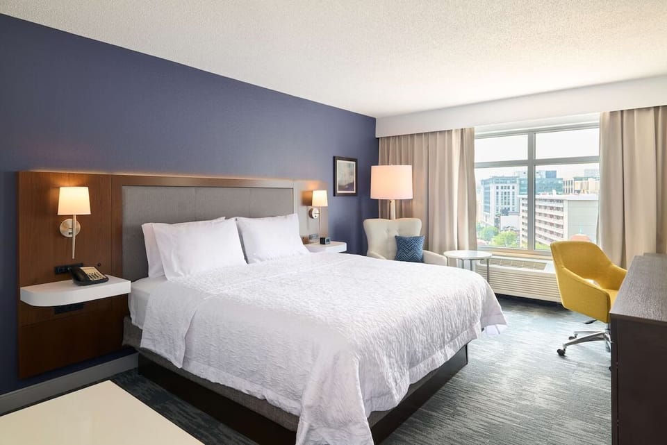Bedroom. Interior and views may vary based on location and availability.