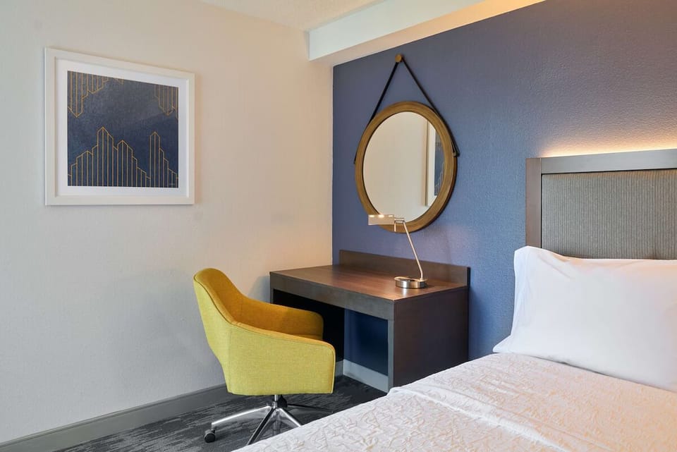 Bedroom. Interior and views may vary based on location and availability.