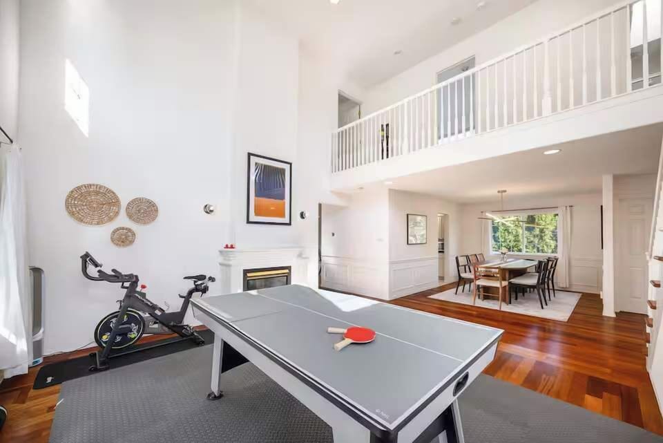 Enjoy high-energy fun in the expansive recreation hall where you can challenge friends to a game of ping-pong or get in a morning workout.