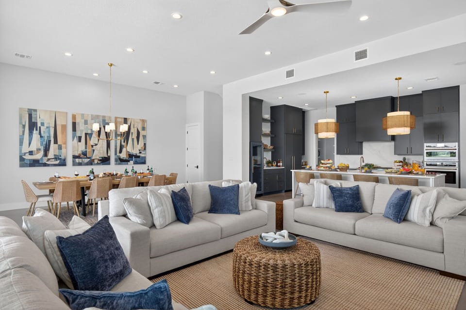 Luxury Living Room with Designer Furnishings