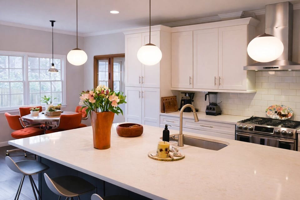 Large Kitchen Island for entertaining
