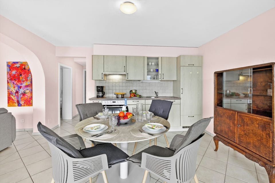 Kitchen and dining area