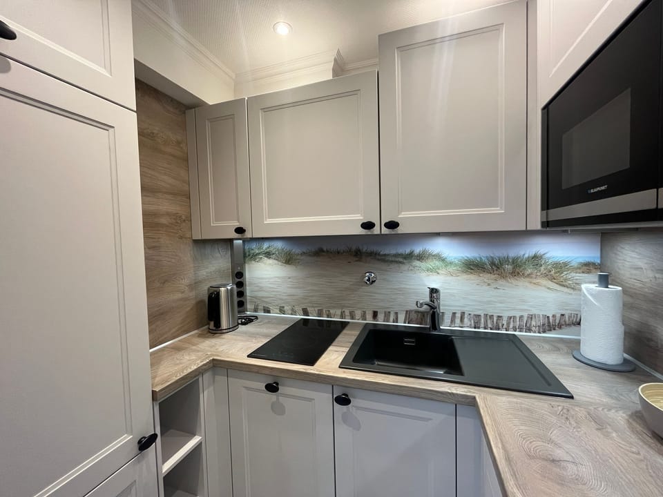 Modern Kitchen with Gray Cabinets