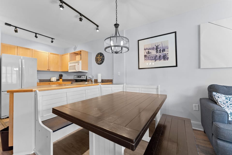 Dining table.