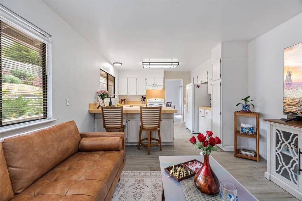 Family Room with Large Smart TV
