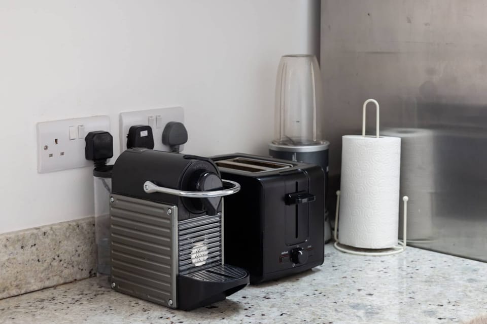 Morning coffee made easy with Nespresso machine