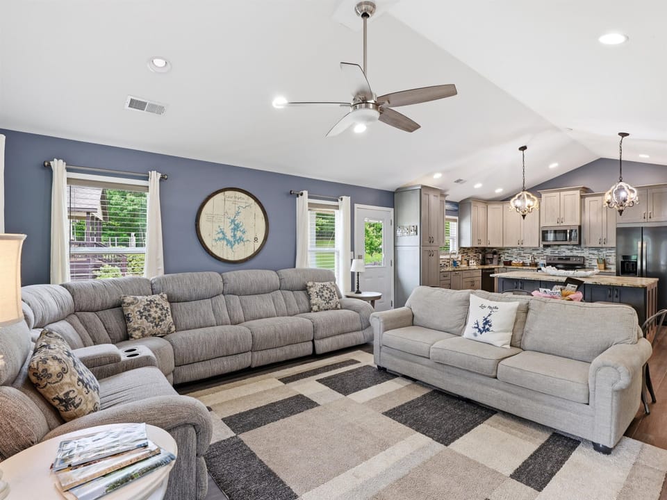Comfortable seating for movie nights, game days, and downtime.