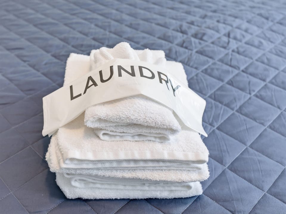Laundry bags provided to keep things organized during your stay.