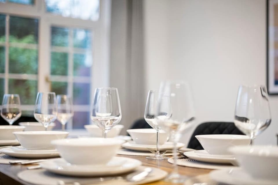 Closeup of dining setting highlighting tableware textures and elegant arrangement
