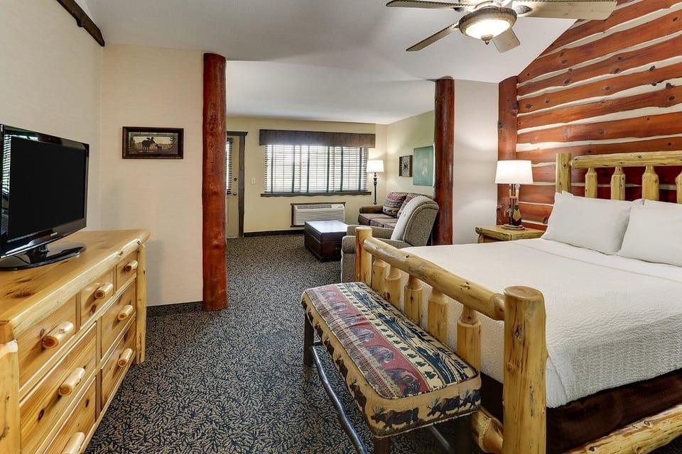 Bedroom. Interior and views may vary based on location and availability