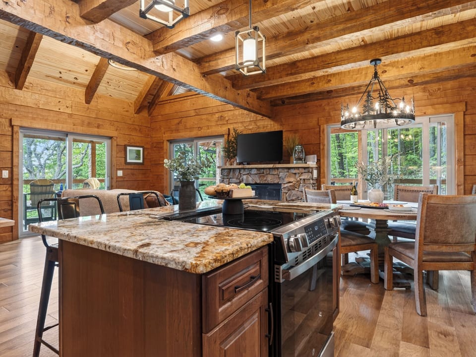 Seamless flow between the kitchen and Great Room, perfect for entertaining.