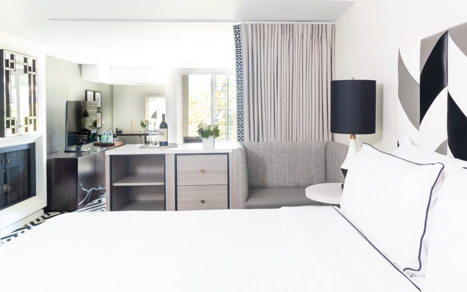 Bedroom. Interior and views may vary based on location and availability.