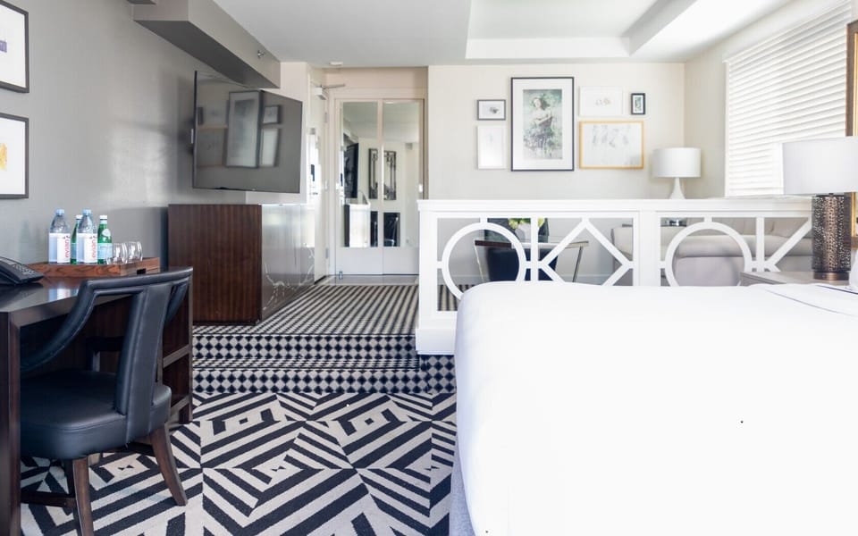 Bedroom. Interior and views may vary based on location and availability.
