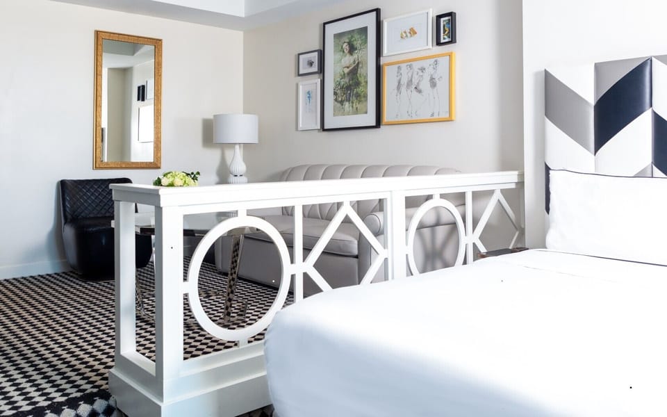 Bedroom. Interior and views may vary based on location and availability.
