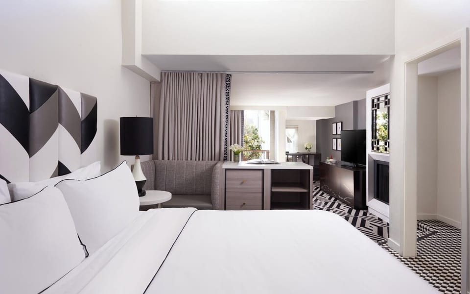Bedroom. Interior and views may vary based on location and availability.