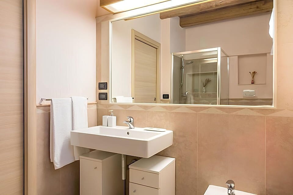 Bathroom Sink, Bathroom, Plumbing Fixture, Flooring, Interior Design, Sink, Wall, Floor, Wood, Tap