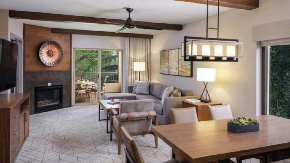 Living Room with Fire Place.