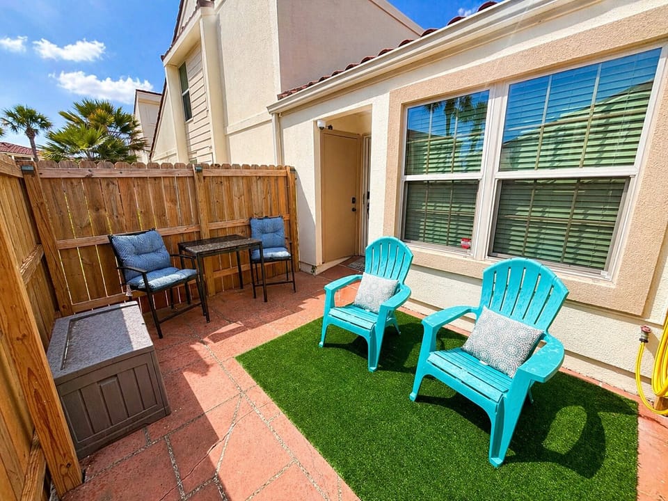 Enjoy the sun on your private patio