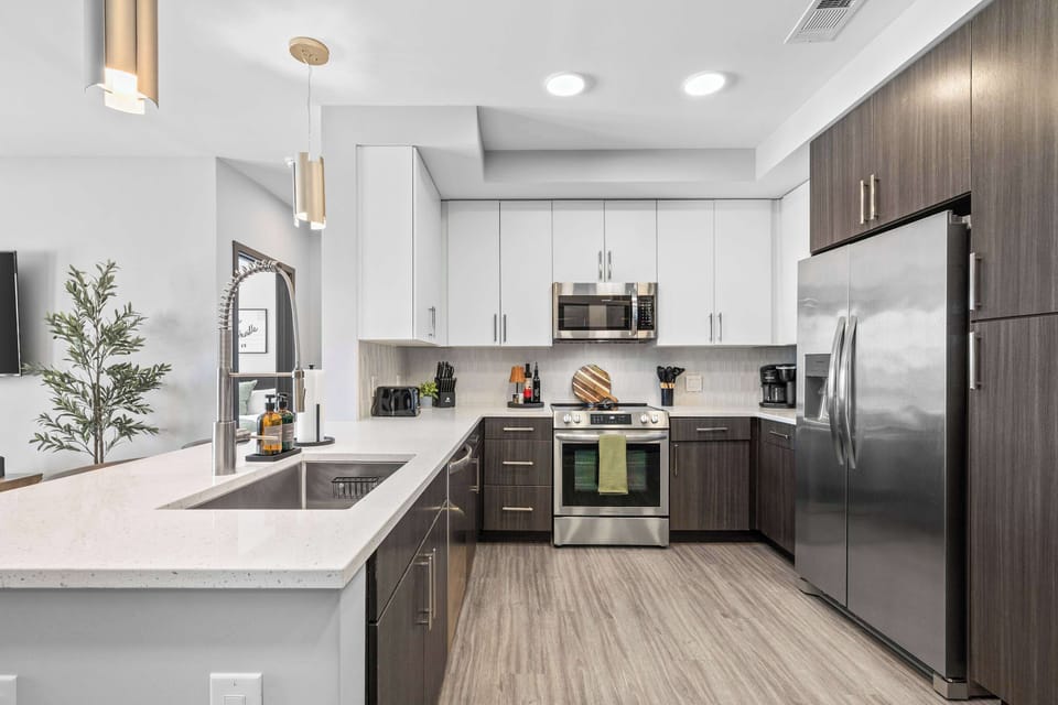 Modern kitchen perfect for home-cooked meals