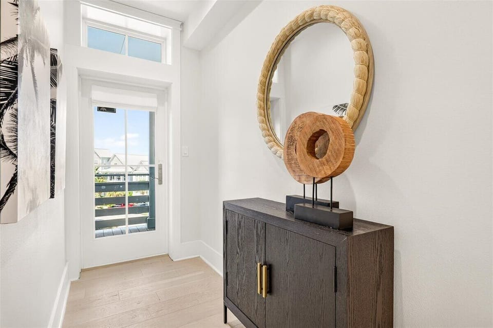 1st Floor, Entryway - A welcoming entry filled with natural light.