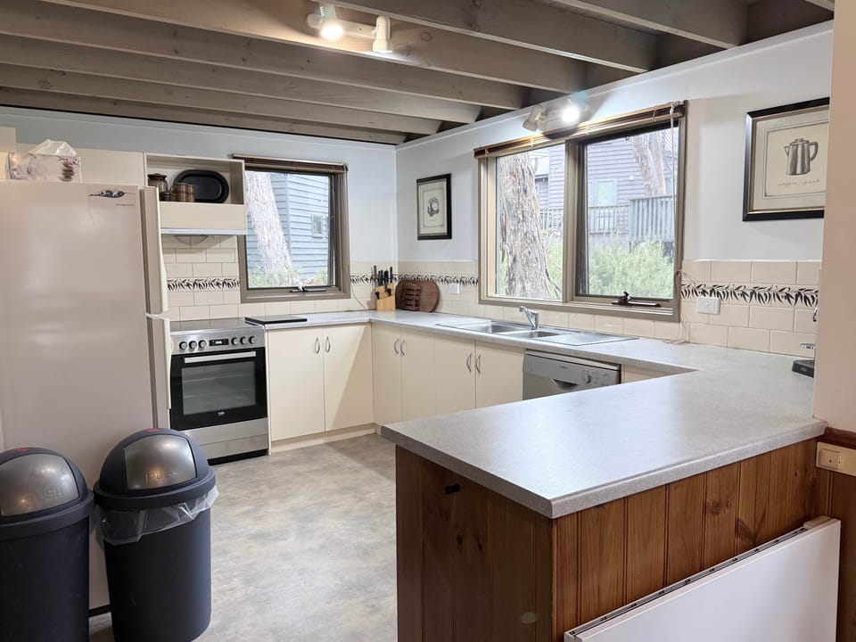 Open fully equipped kitchen