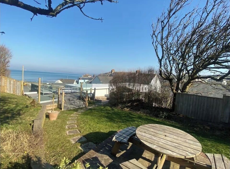 Garden and decked area