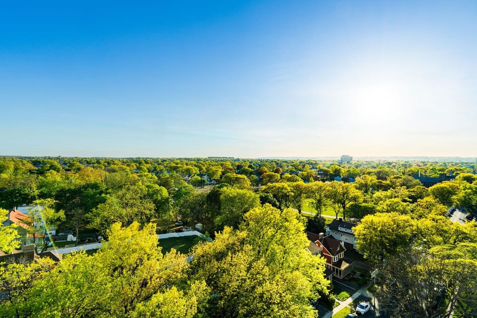 The view from your private balcony. A quiet, open backdrop to start your morning or unwind at the end of the day.