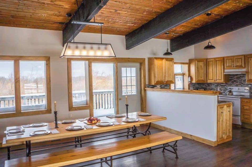 Large dining table