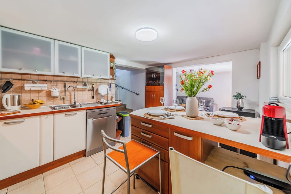 Kitchen and dining area