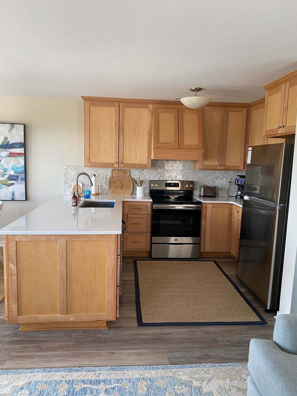 Fully Renovated Kitchen with stainless steel appliances 