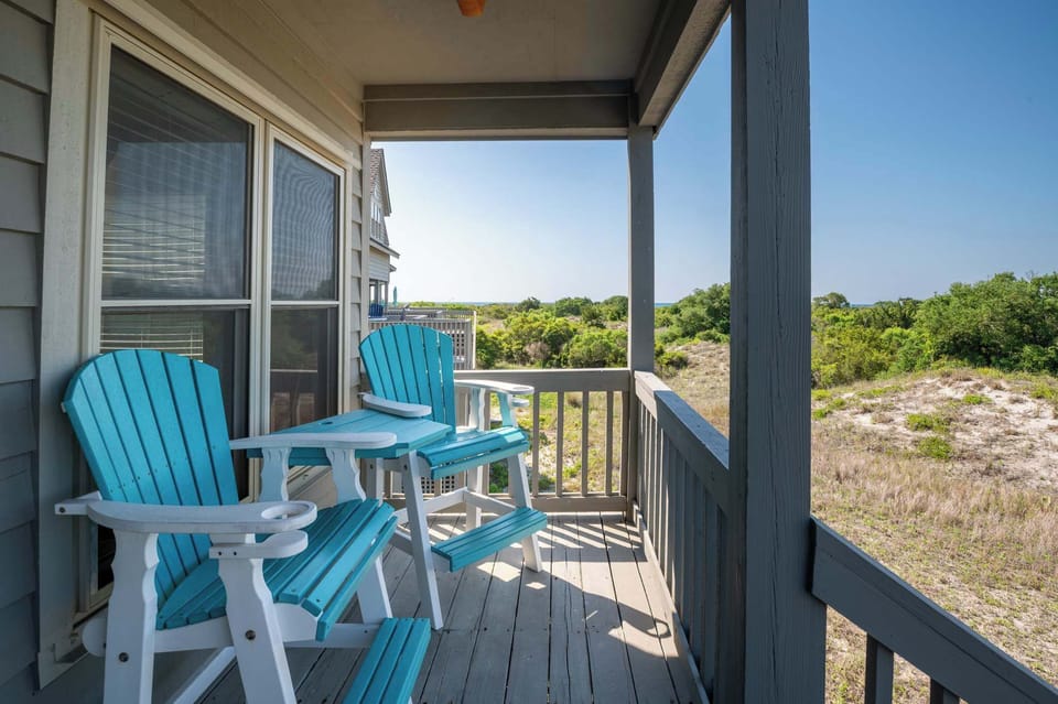 Ocean views from the back porch