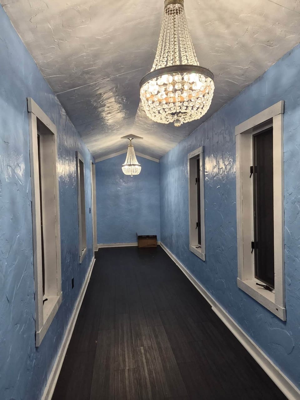 Hallway to pool