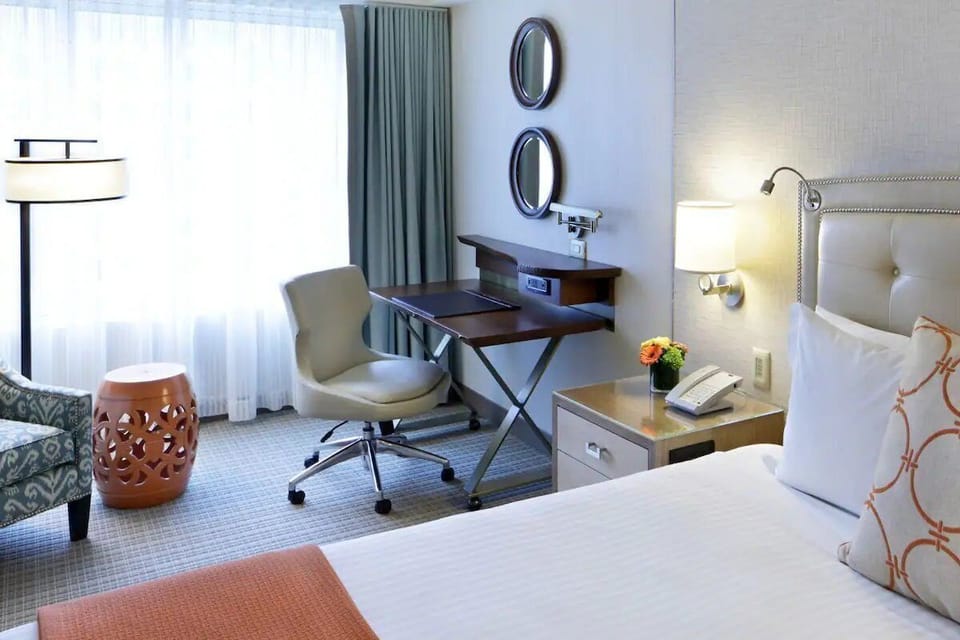 Bedroom. Interior and views may vary based on location and availability.