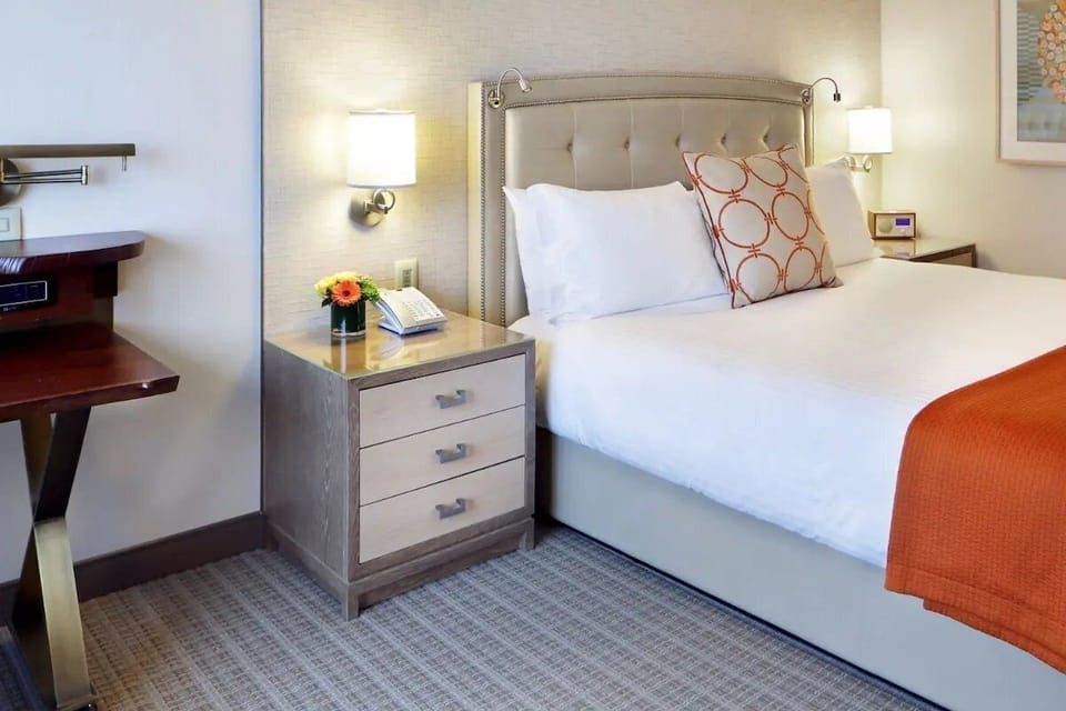 Bedroom. Interior and views may vary based on location and availability.