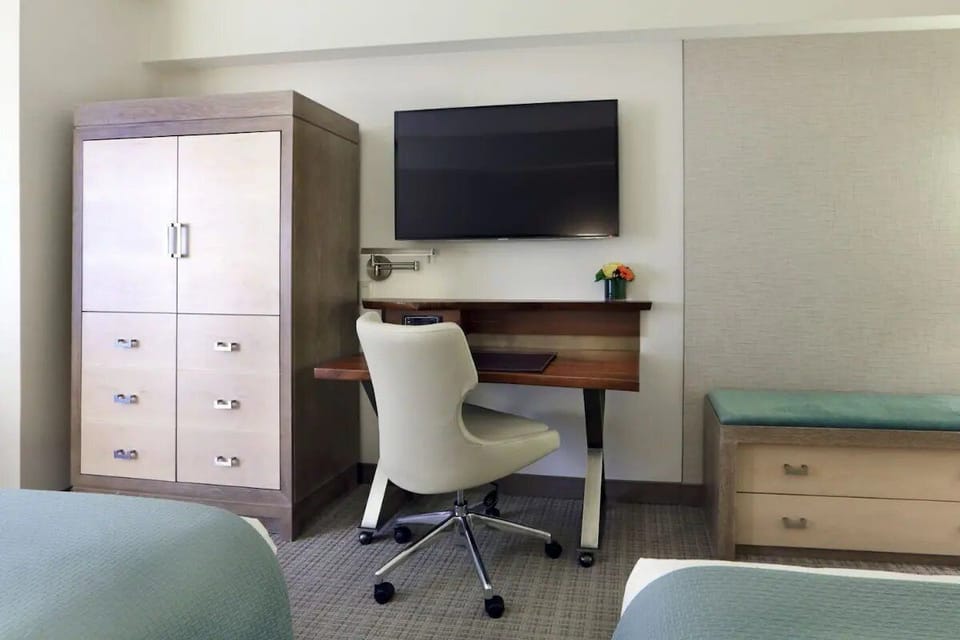 Bedroom. Interior and views may vary based on location and availability.