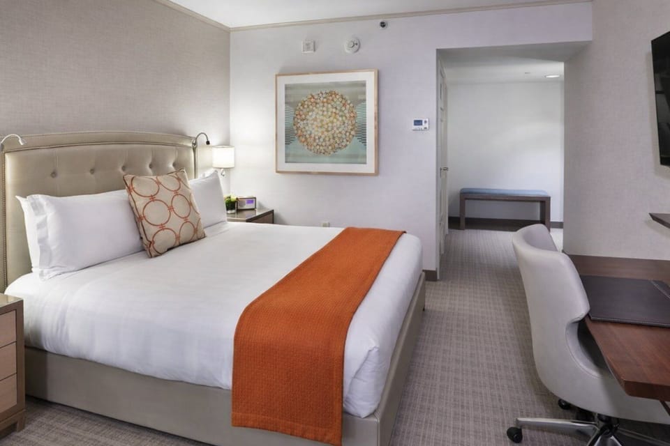 Bedroom. Interior and views may vary based on location and availability.