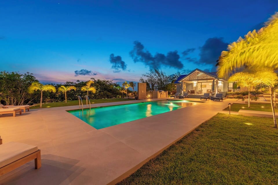 Sitting perched on the ridge with enviable views is Cloud Break Villa with private pool, modern gazebo and refreshingly modern and spacious interiors.