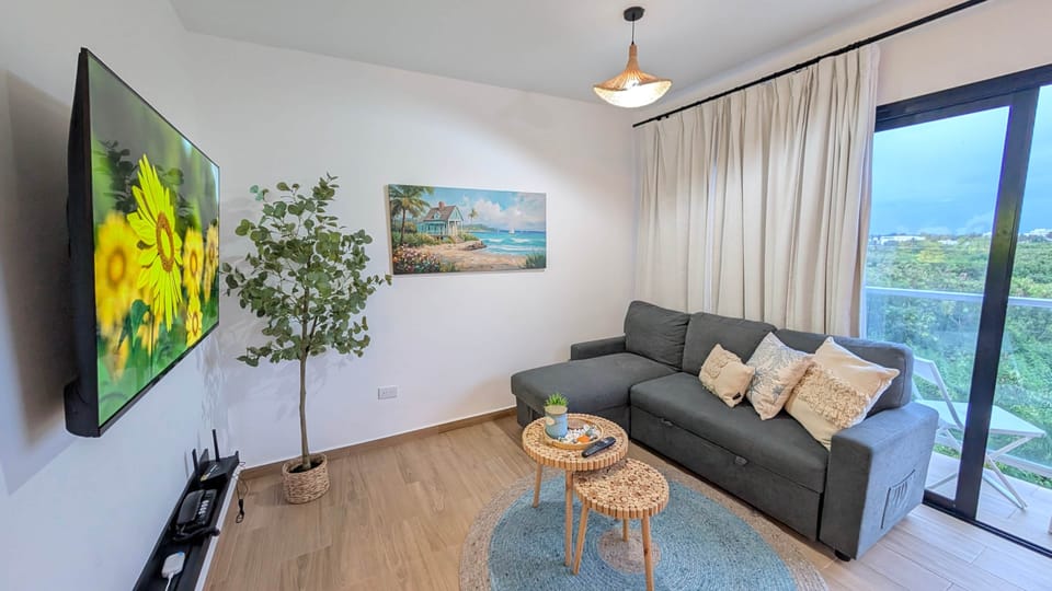 Cana Life Breeze - Blue Coral Residences C4-1 Living Room 